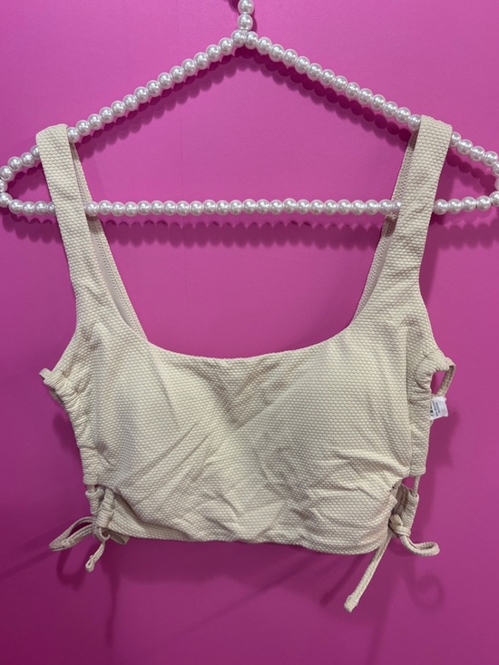 aerie Other - Aerie Scoop Beige Bikini Top